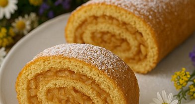  Rolada jabłkowa na biszkopcie-113825