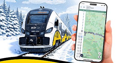 Aplikacja „Kiedy Przyjedzie” pokazuje opóźnienia i lokalizację pociągów KD-120784