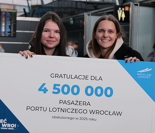 Port Lotniczy Wrocław świętuje. 4,5 miliona pasażerów już w październiku-115776