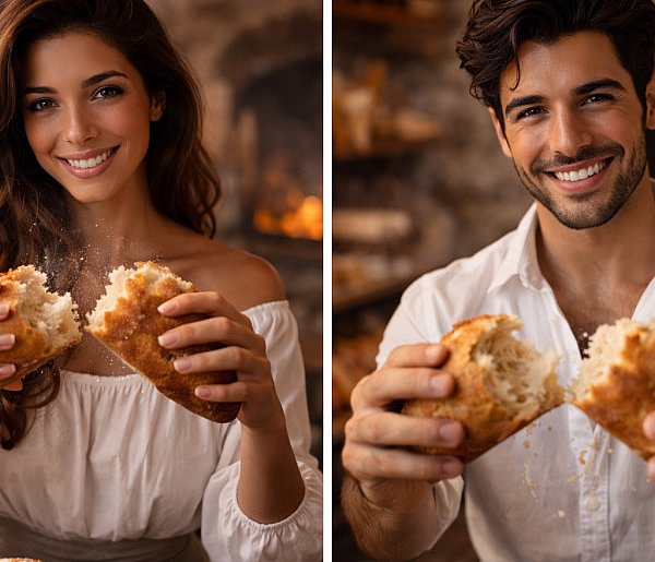 Pyszna, chrupiąca bagietka - 120829