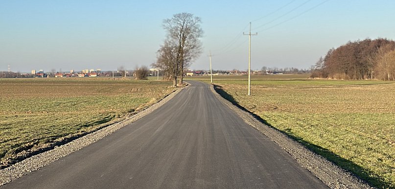 Gmina Legnickie Pole zakończyła remont drogi Gniewomierz – Bartoszów