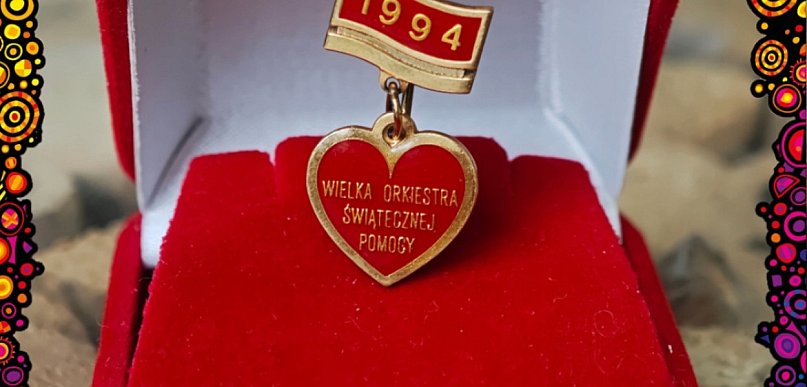 Paweł Frost wystawił na aukcję unikatowe Złote Serduszko z 1994 r. dla WOŚP