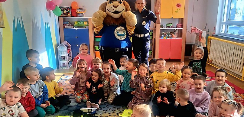 Dzieci z „Miedzianego Krasnalka” poznały zasady ruchu drogowego