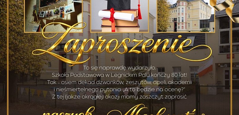 80 lat szkoły w Legnickim Polu. W maju jubileuszowa uroczystość