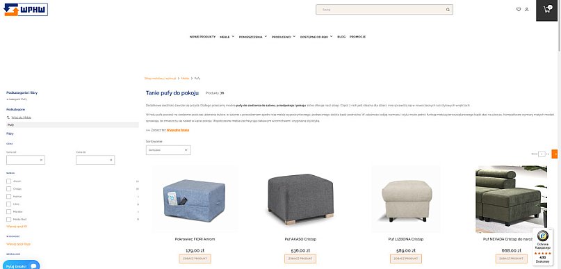 Pufy do pokoju - jak wybrać model wygodny i trwały?