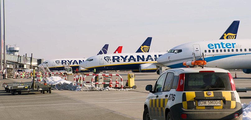 Wrocławskie lotnisko obsłużyło  w lutym rekordową liczbę pasażerów