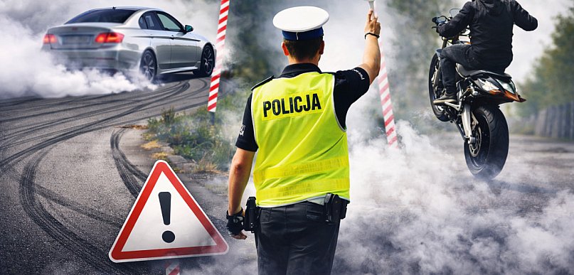 Od 30 marca zakaz driftu i jazdy na jednym kole, grożą surowe konsekwencje