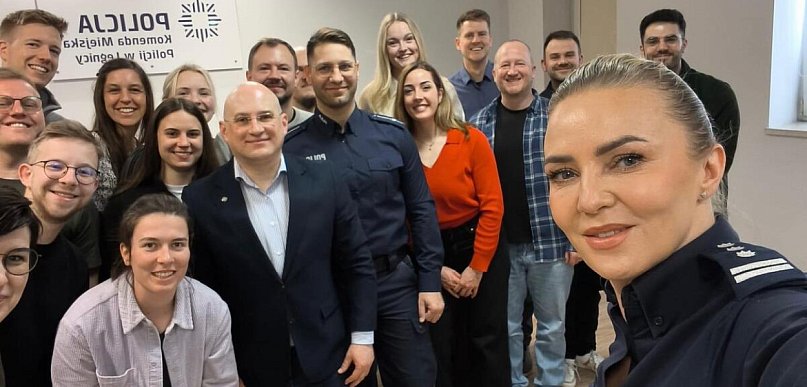 Niemieccy policjanci podpatrzyli specyfikę pracy legnickich funkcjonariuszy