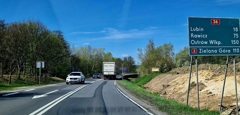 Zmiany na trasie Lubin–Wrocław. Droga ma być rozbudowana