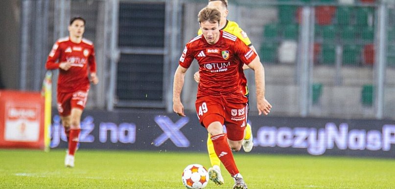Oliwier Szymoniak po spotkaniu Miedzi Legnica z Wieczystą Kraków