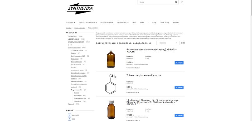 Rozpuszczalniki organiczne w laboratorium - jakie mają zastosowanie