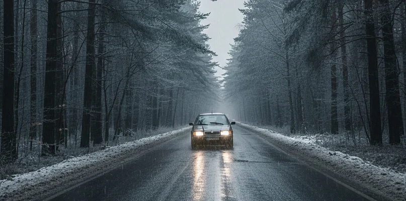Ostatni dzwonek na zmianę opon! Nadchodzi marznący deszcz - 118110