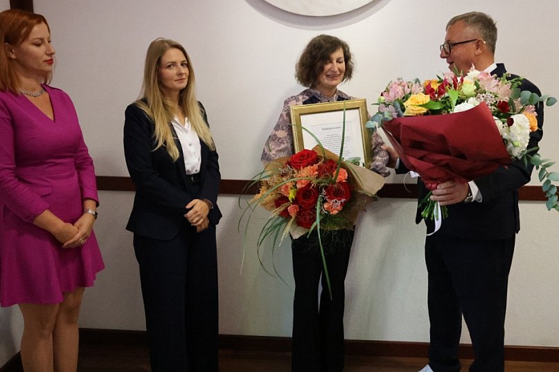 Pożegnanie Katarzyny Sosnowskiej podczas sesji RM