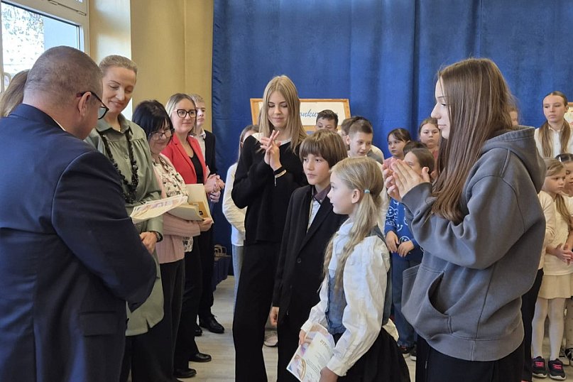 Uroczyste podsumowanie szkolnego konkursu