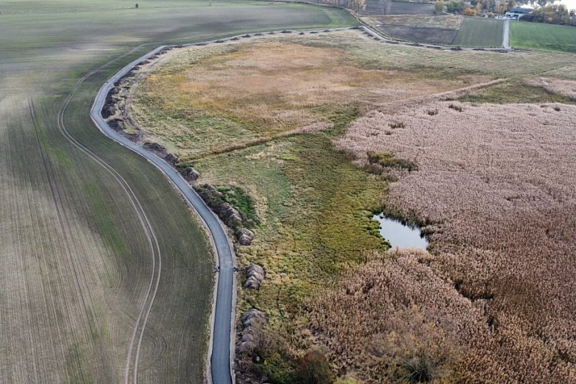 Nowa nawierzchnia między Kunicami a Spaloną