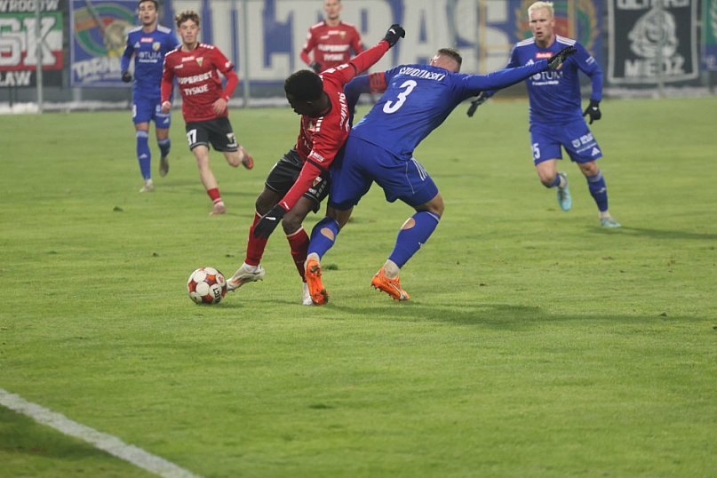 Wysokie zwycięstwo Miedzi nad GKS-em Tychy