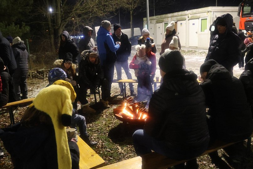Noworoczne ognisko w Raszówce przyciągnęło tłumy