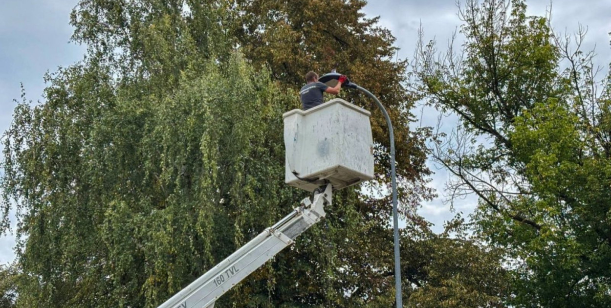 Modernizacja oświetlenia ulicznego (źródło: UM Legnica)