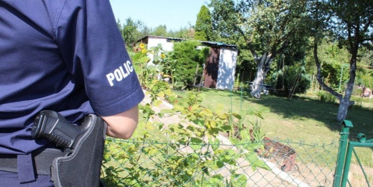 Policja radzi działkowiczom, jak chronić swoje mienie (źródło: KMP Legnica)