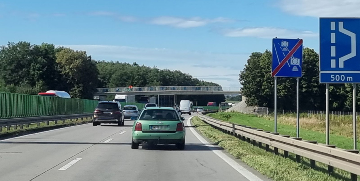Odcinkowy pomiar prędkości na odcinku Kąty Wrocławskie – Pietrzykowice (źródło: gddkia-wroclaw)