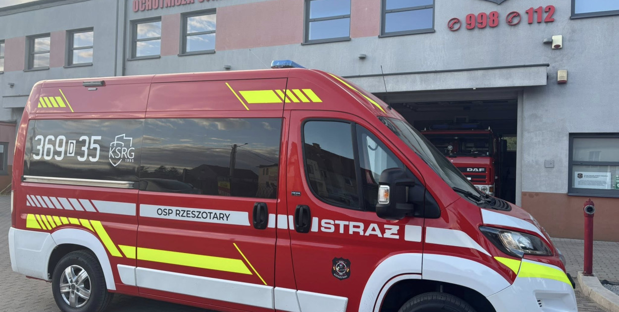 Samochód pożarniczy Peugeot Boxer (OSP Rzeszotary)