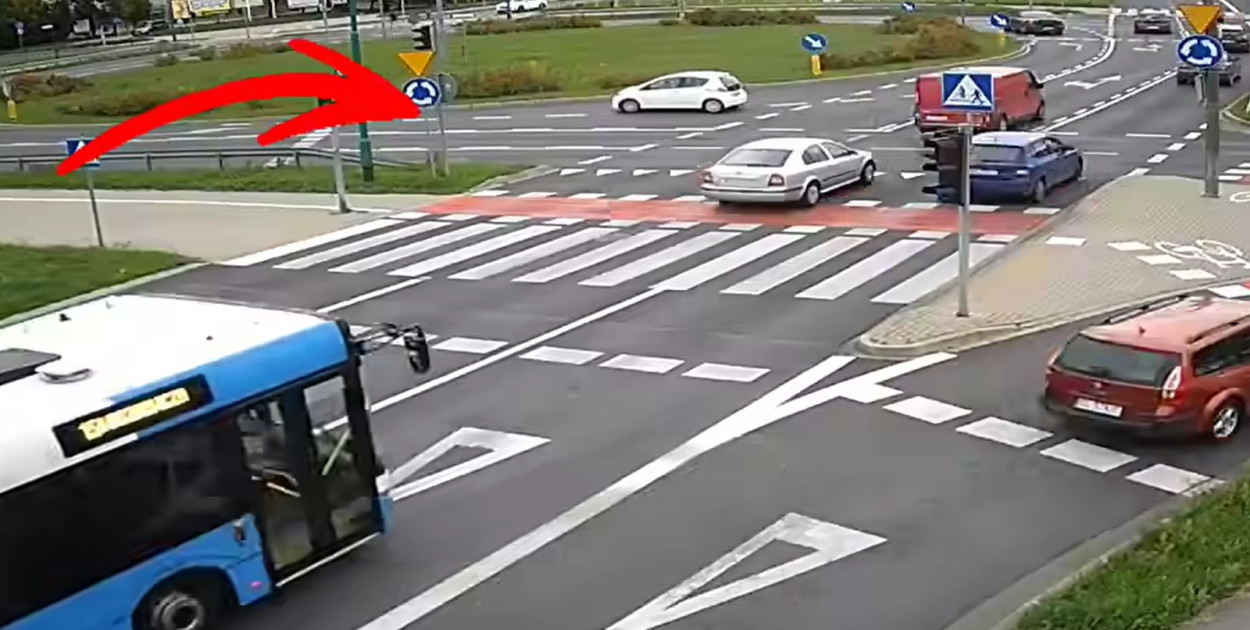 Jechała \"pod prąd\" (KMP Legnica)