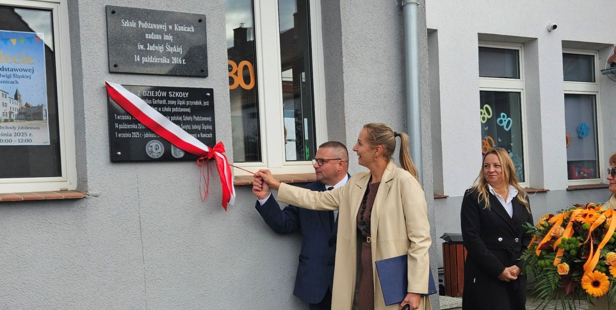 80-lecie Szkoły Podstawowej im. św. Jadwigi Śląskiej w Kunicach (mat. prasowe)