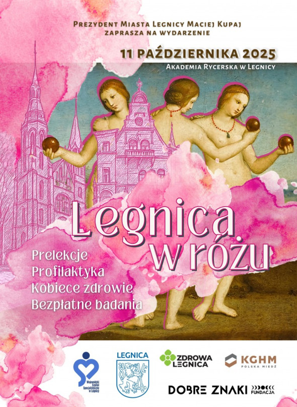 Legnica w różu – II Legnickie Święto Kobiecego Zdrowia