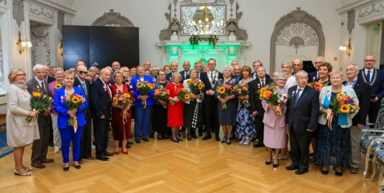 Świętowali złote i szmaragdowe gody (źródło: UM Legnica)