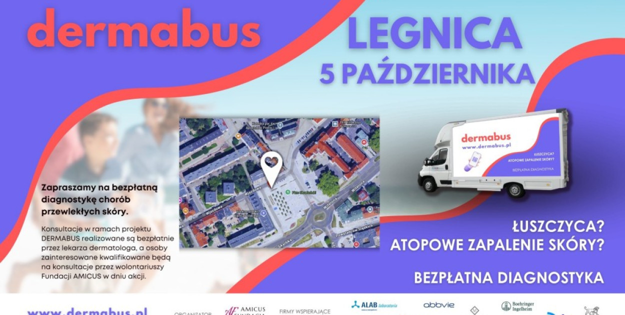 DERMABUS na Placu Słowiańskim (źródło: UM Legnica)