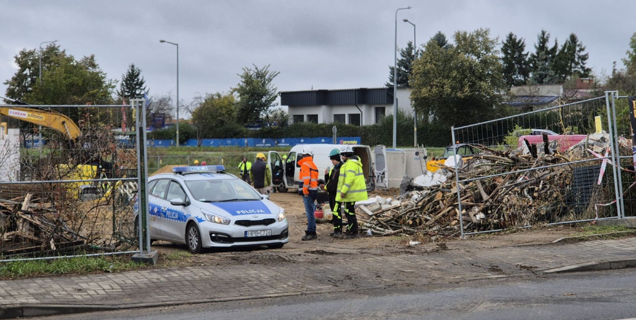 Groźne odkrycie na placu budowy McDonald’s (Wojciech Obremski lca.pl)