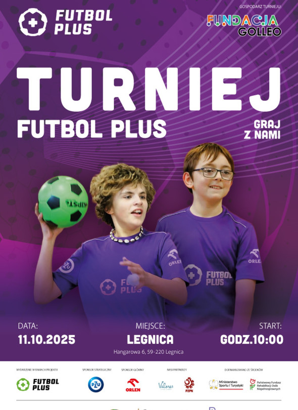 Futbol Plus — turniej dla dzieci z niepełnosprawnościami