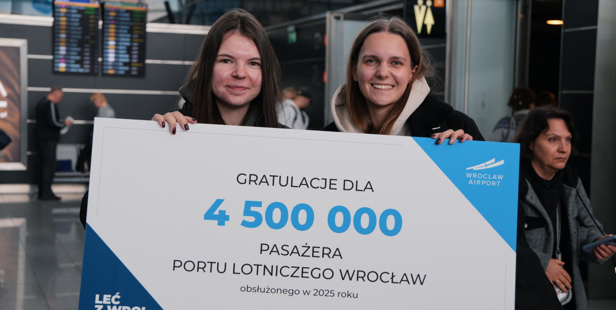 4,5-milionowa pasażerka Portu Lotniczego Wrocław w tym roku (mat. prasowe)