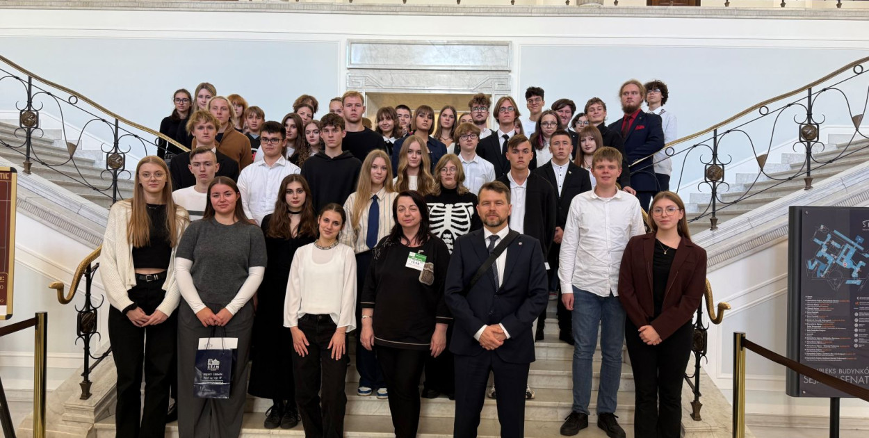 Uczniowie z regionu odwiedzili Sejm RP (mat. prasowe)
