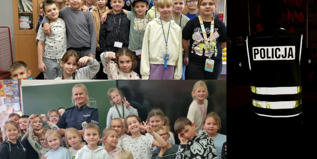 Uczniowie SP9 wiedzą, że widoczny, znaczy bezpieczny (źróło: KMP Legnica)