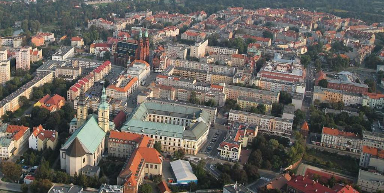 Legnica z lotu ptaka (Wojciech Obremski lca.pl)