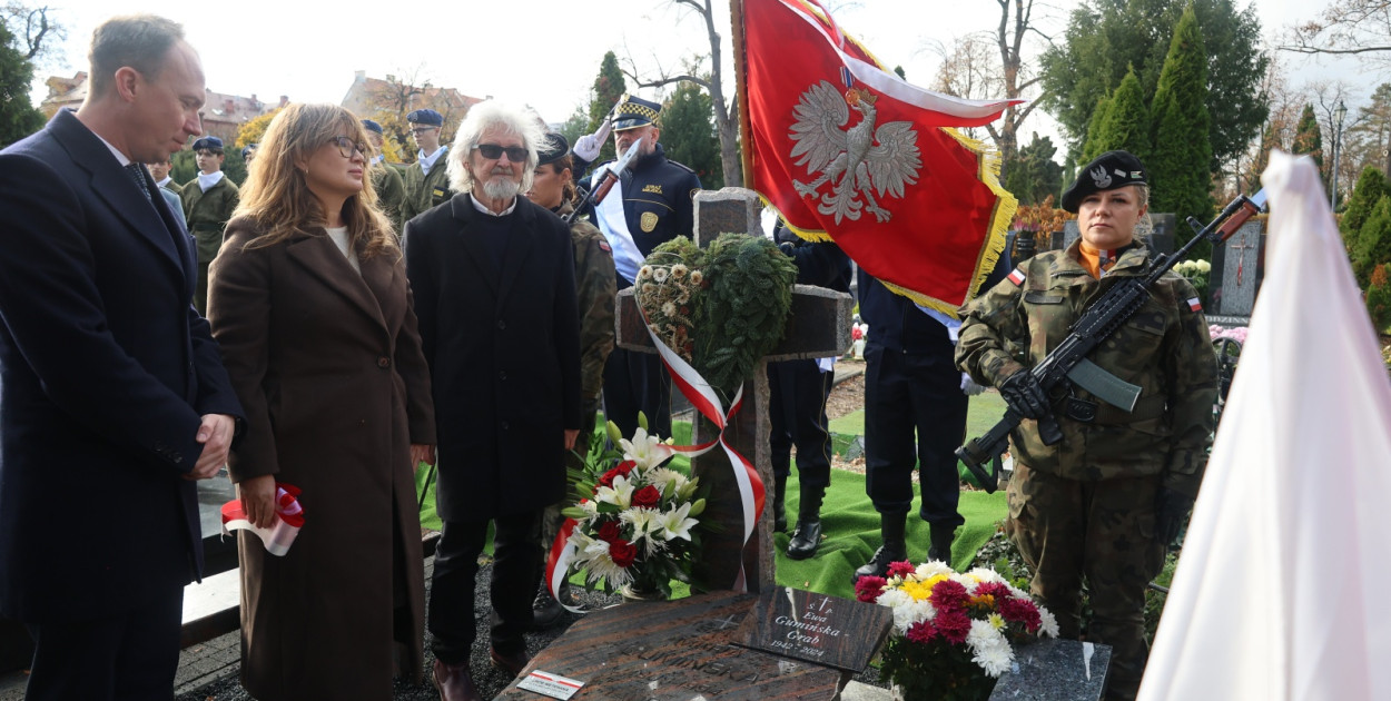 Uroczystość oznaczenia grobu Tadeusza Gumińskiego (Wojciech Obremski)