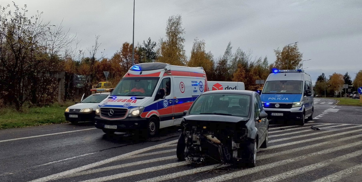 Kolizja na Wrocławskiej (WO)