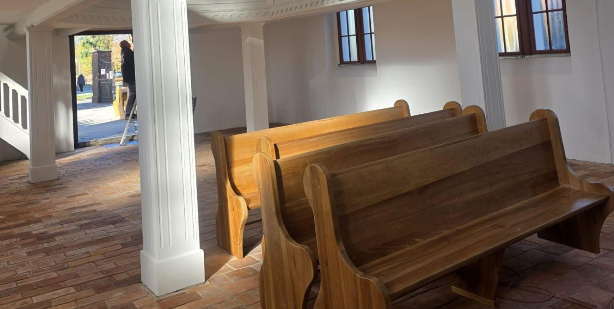 Dobiega końca remont kaplicy cmentarnej w Prochowicach (mat. prasowe)