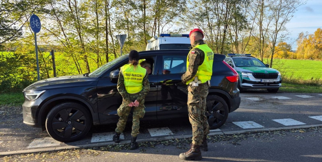 Konrole na granicy polsko - niemieckiej (mat. prasowe)