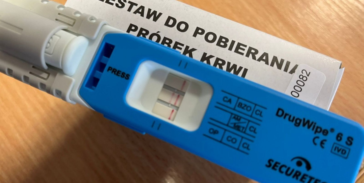 Narkotester (źródło: KMP Legnica)