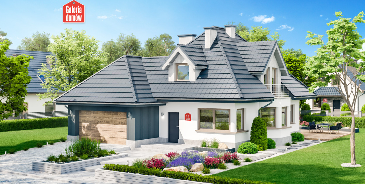 Źródło: https://www.galeriadomow.pl/ | Alt: Dom przy Sielskiej 11
