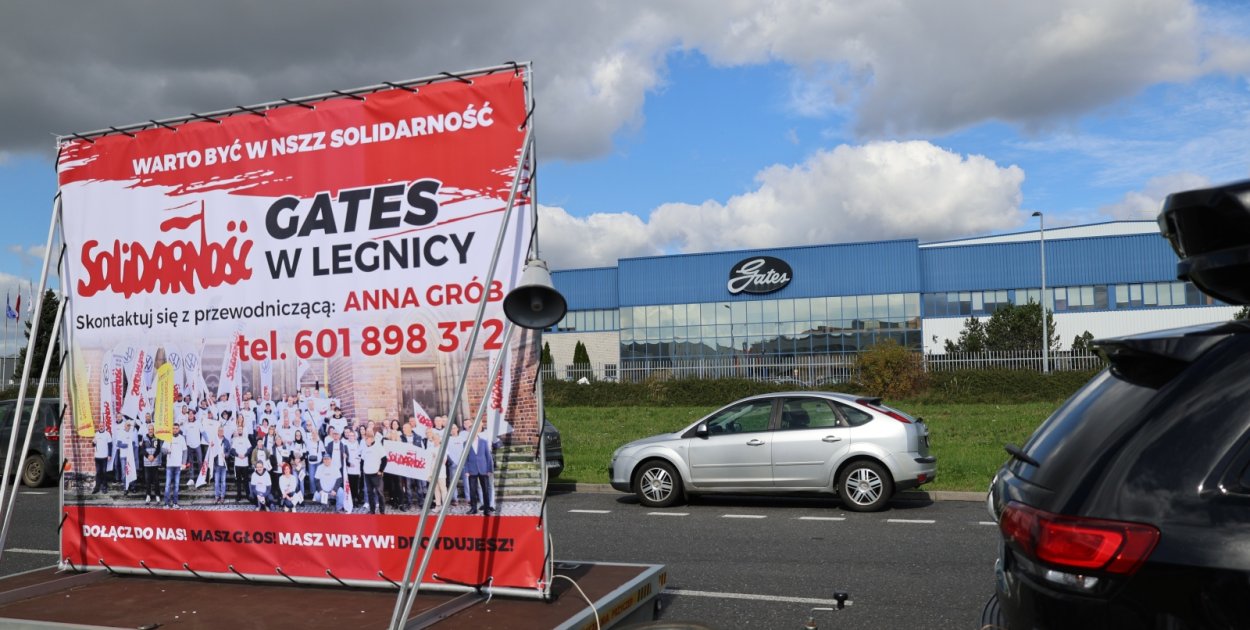 Akcja Solidarności przed Gates (Wojciehc Obremski)