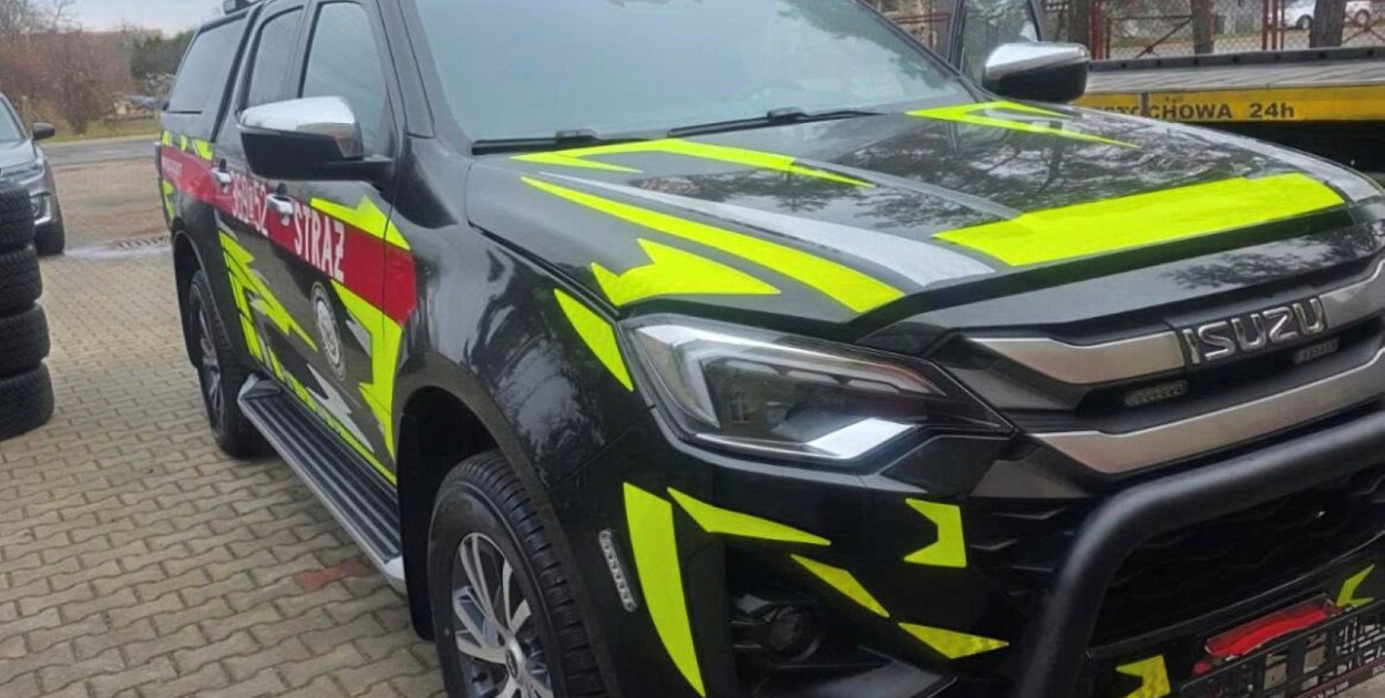 Dron i nowy samochód dla OSP Prochowice (mat. prasowe)