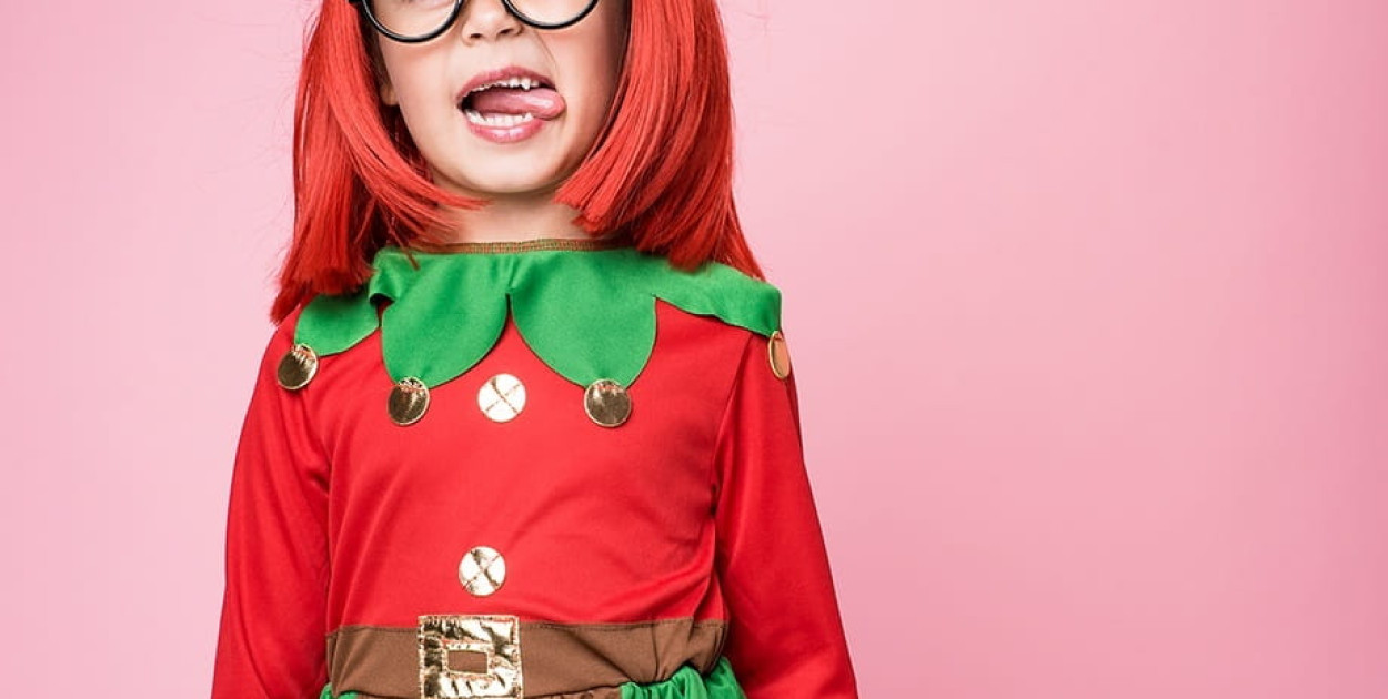 Strój ELFA dla dziewczynki