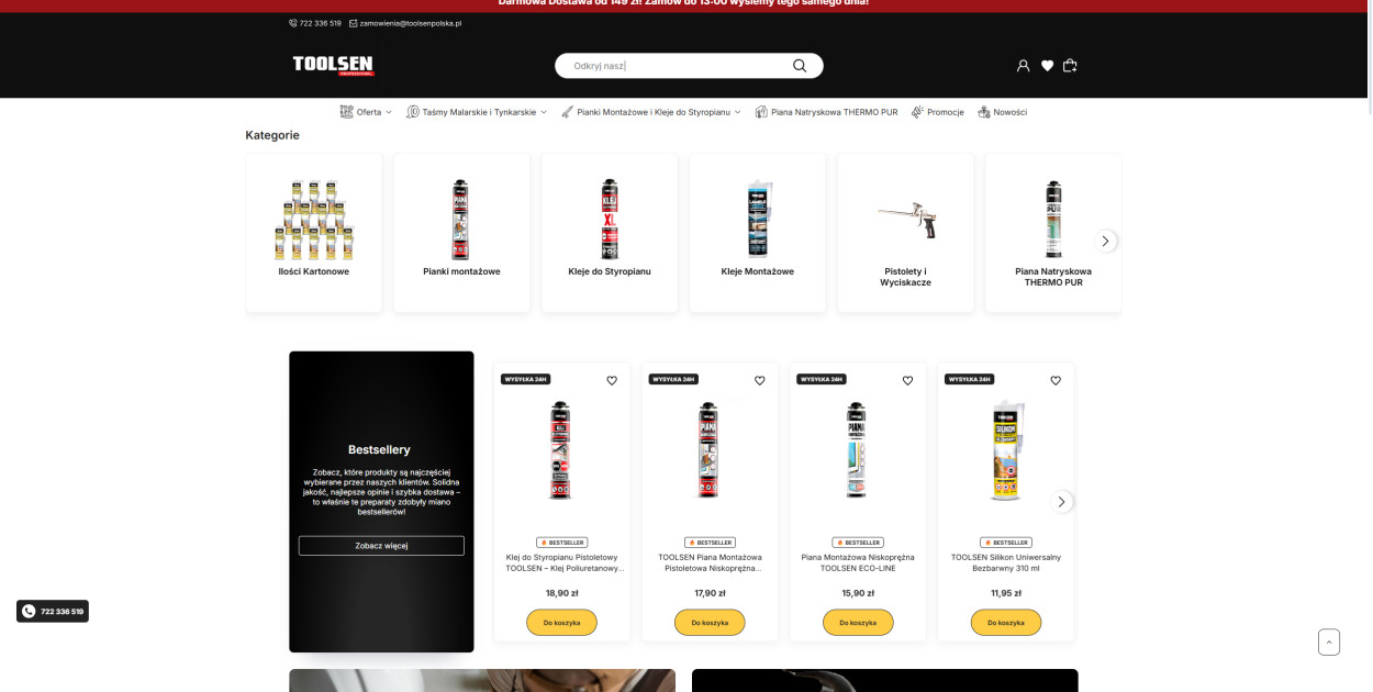 Chemia budowlana - TOOLSEN POLSKA