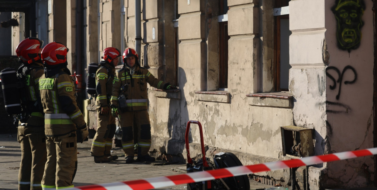 Ogień w kamienicy przy Jaworzyńskiej (Wojciech Obremski)