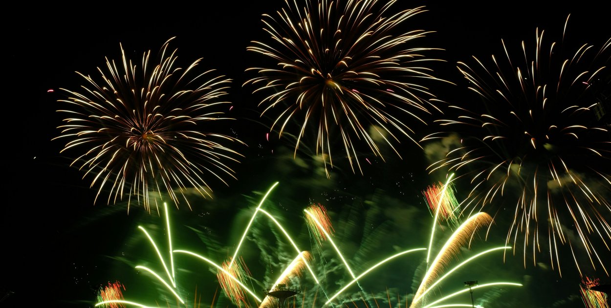 Sylwestyrowy pokaz fajerwerków