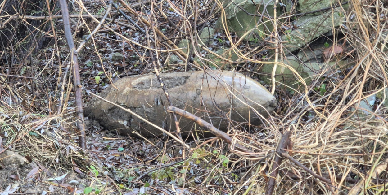 Groźne znalezisko przy Gumińskiego (Wojciech Obremski lca.pl)
