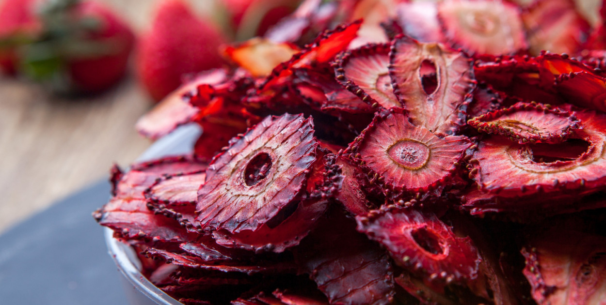 Truskawki liofilizowane